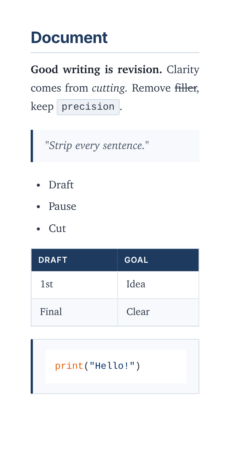 Meridian theme preview